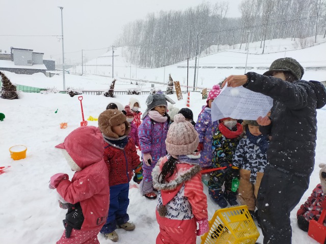 またまたゆきのこぼうずからの手紙が！なんて書いてあるかな？
