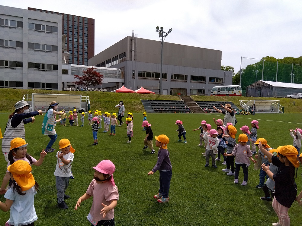 今日までたくさん踊ったよ！運動会当日晴れますように☆